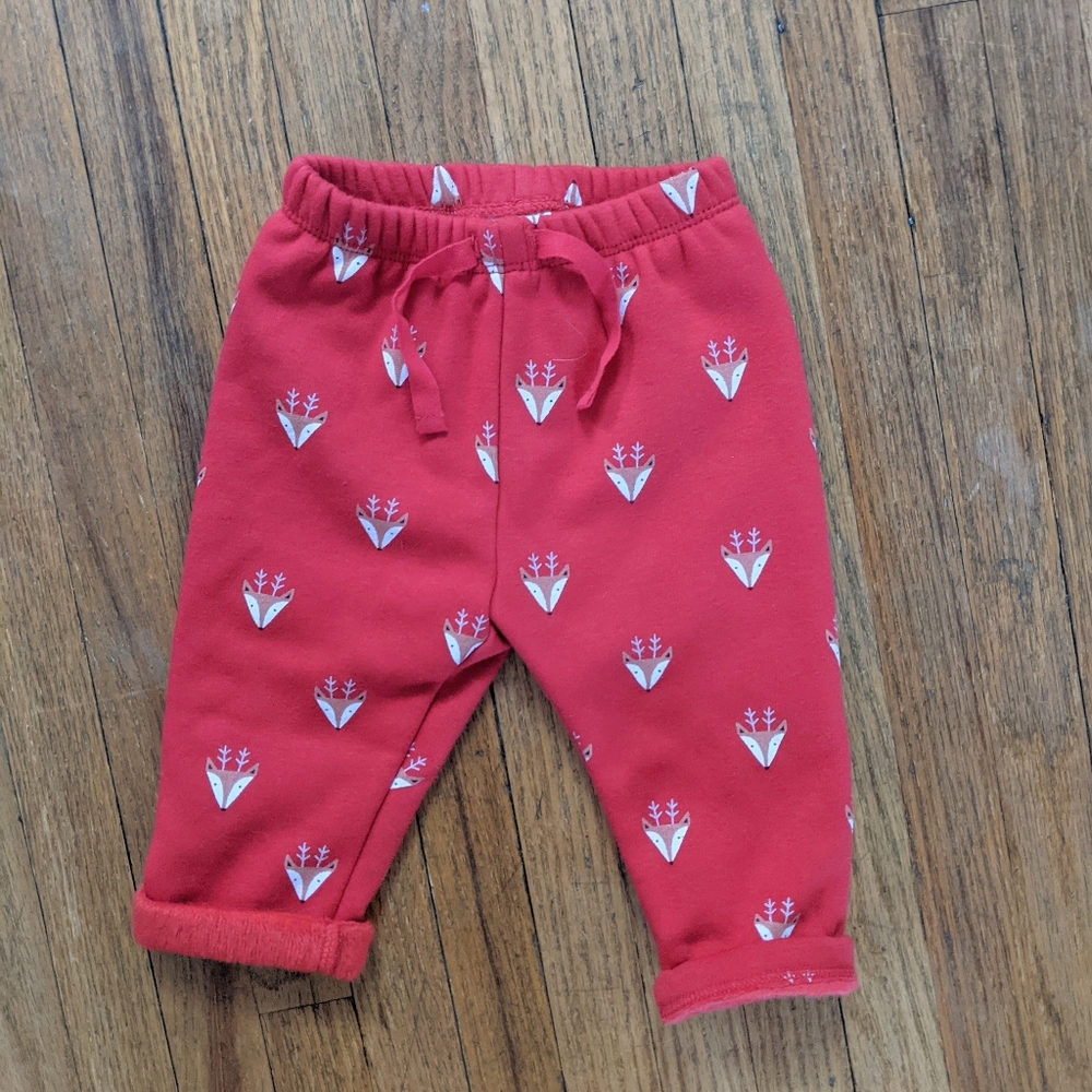☁️ 5/$20 Gap Reindeer Pants 0-3 M